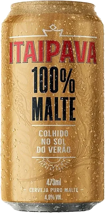 Cerveja Itaipava 100% Malte Latão 473ml