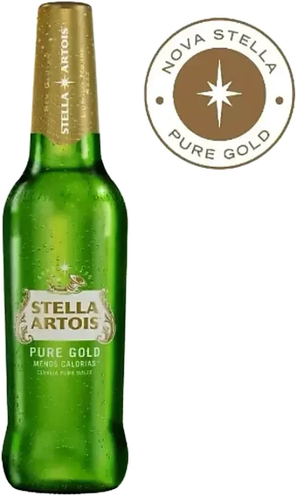 Cerveja Stella Artois Pure Gold Sem Glúten Long Neck 330ml