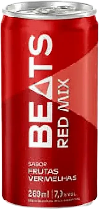 Bebida Alcoólica Mista Skol Beats Red Mix Lata 269ml